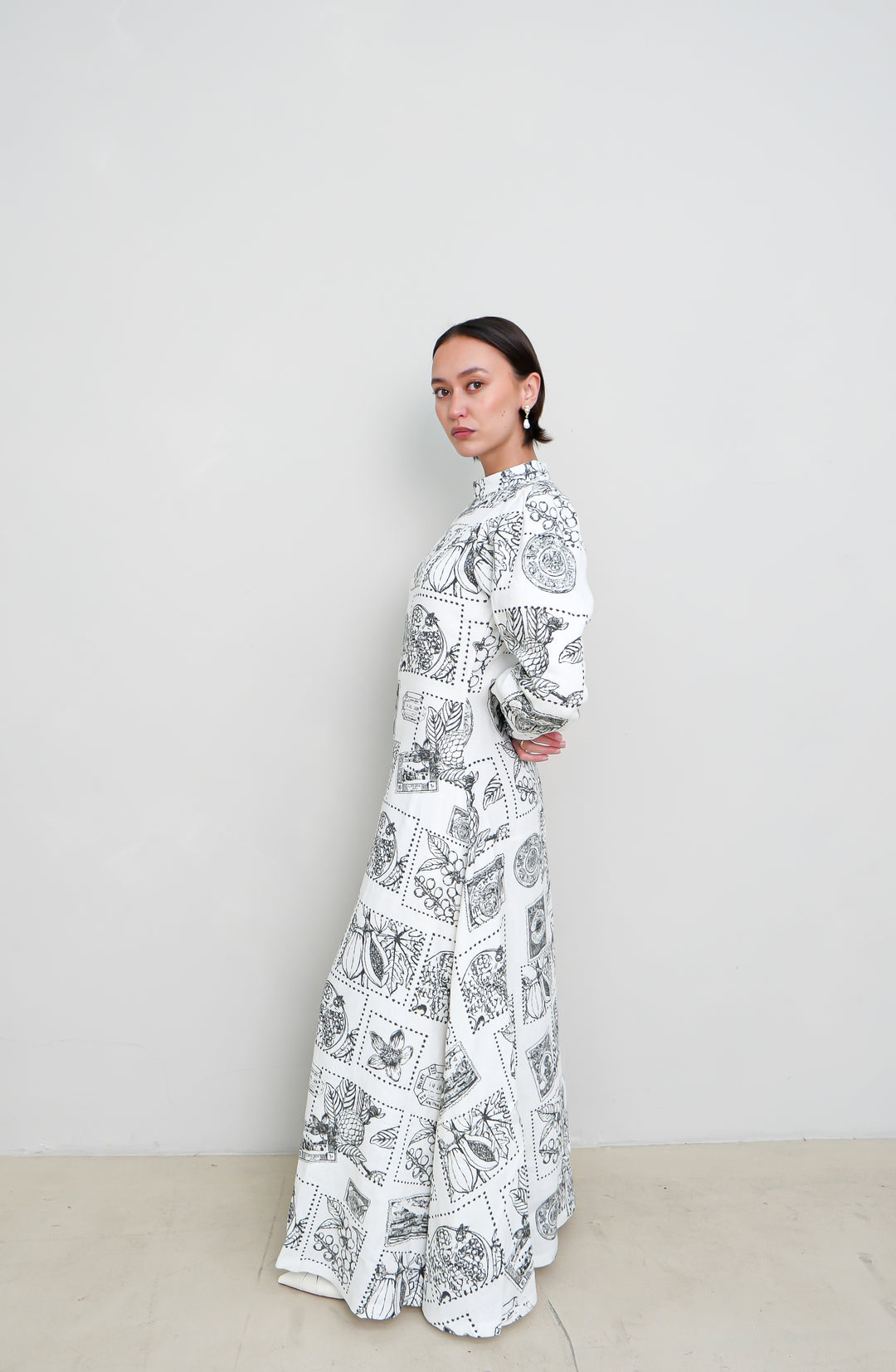 Postage Linen Dress