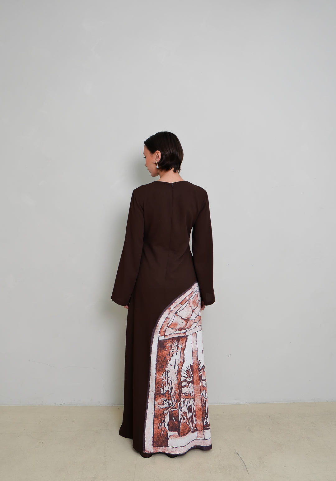 Qamariya Crepe Dress