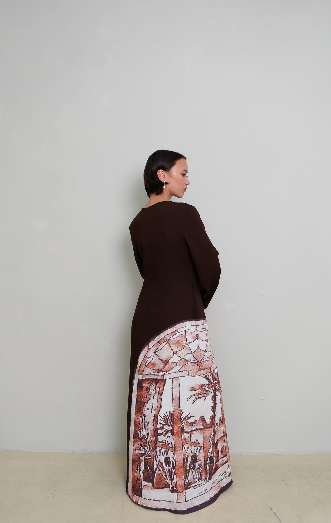 Qamariya Crepe Dress