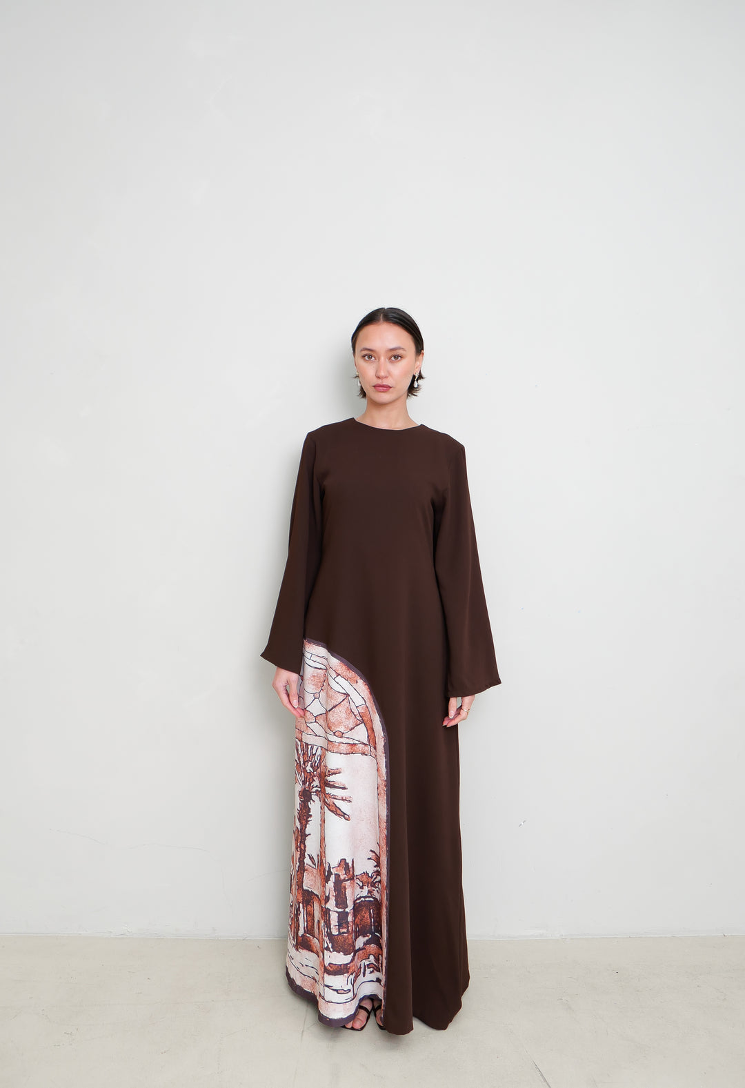 Qamariya Crepe Dress