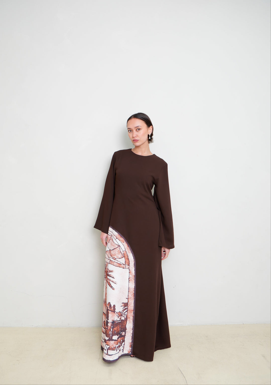 Qamariya Crepe Dress