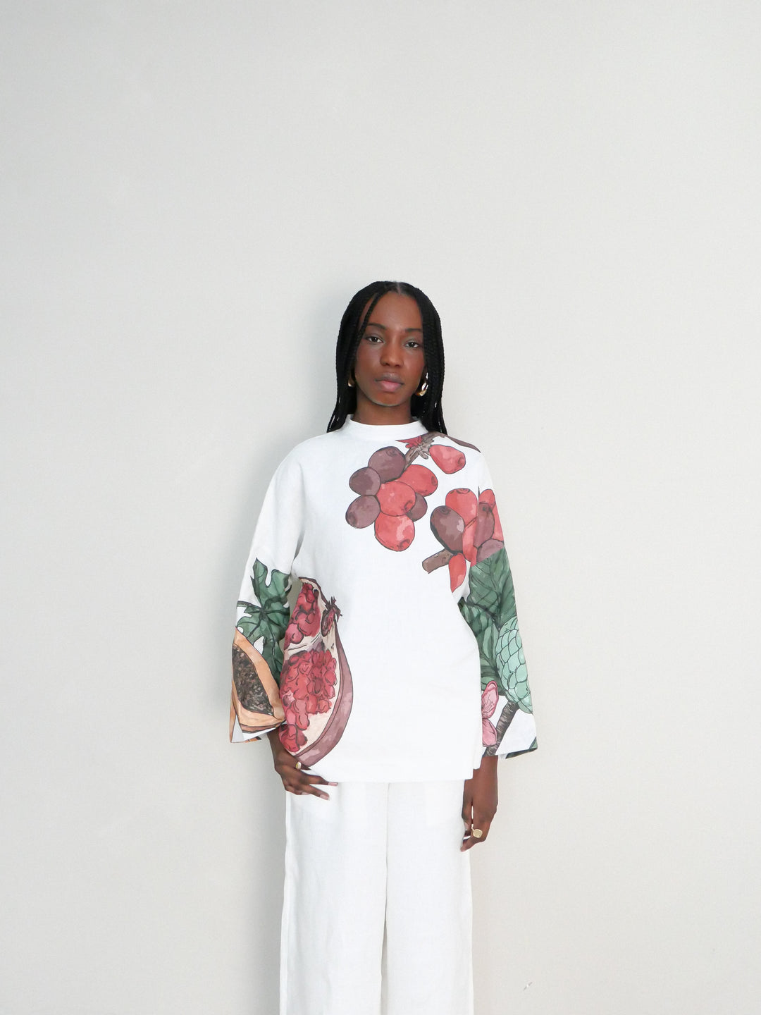 Linen Fruit Co-ord Set