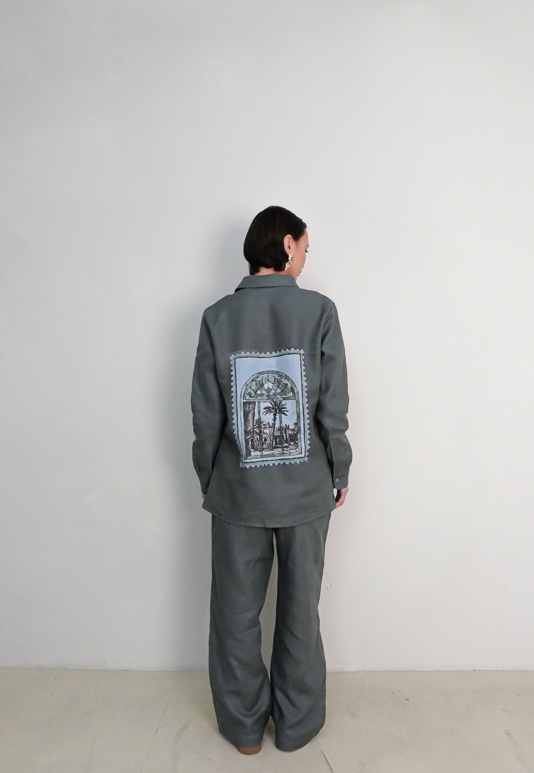 Qamariya Linen Co-ord Set