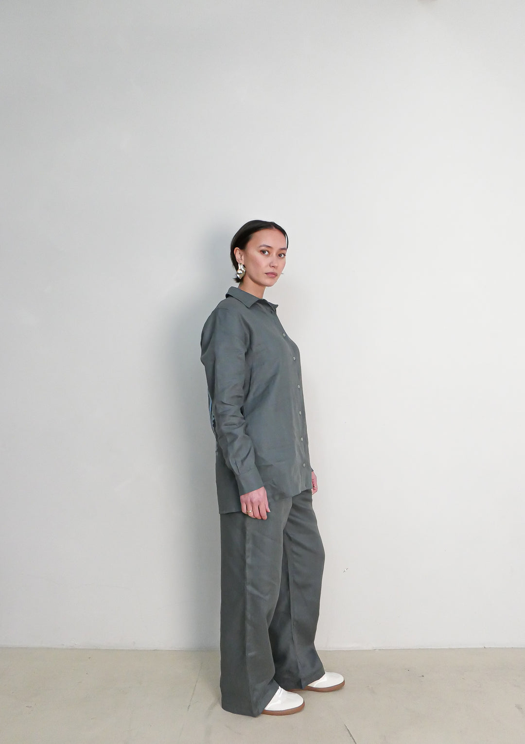 Qamariya Linen Co-ord Set